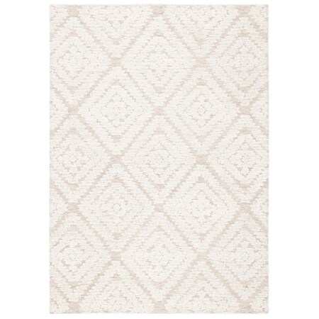 Safavieh 5 x 5 ft. Micro-Loop Bohemian Round Rug, Beige & Brown MLP907A-5R